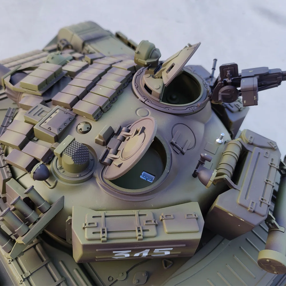Henglong 3939 All Metal Russian T-72ERA RC Tank Model Explosive Anti-armor Remote Control Simulation RC Car Toys Gifts 3
