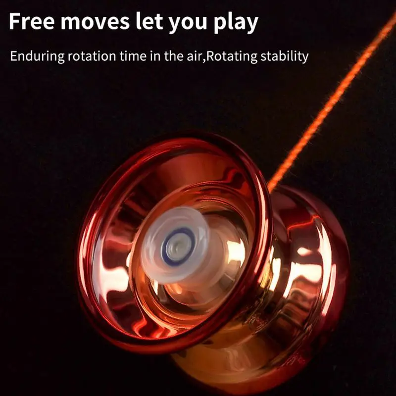 Professional Magic Yoyo Alloy Yoyo High Speed Unresponsive Yo Yo Classic Toys For Kids Christmas birthday gift