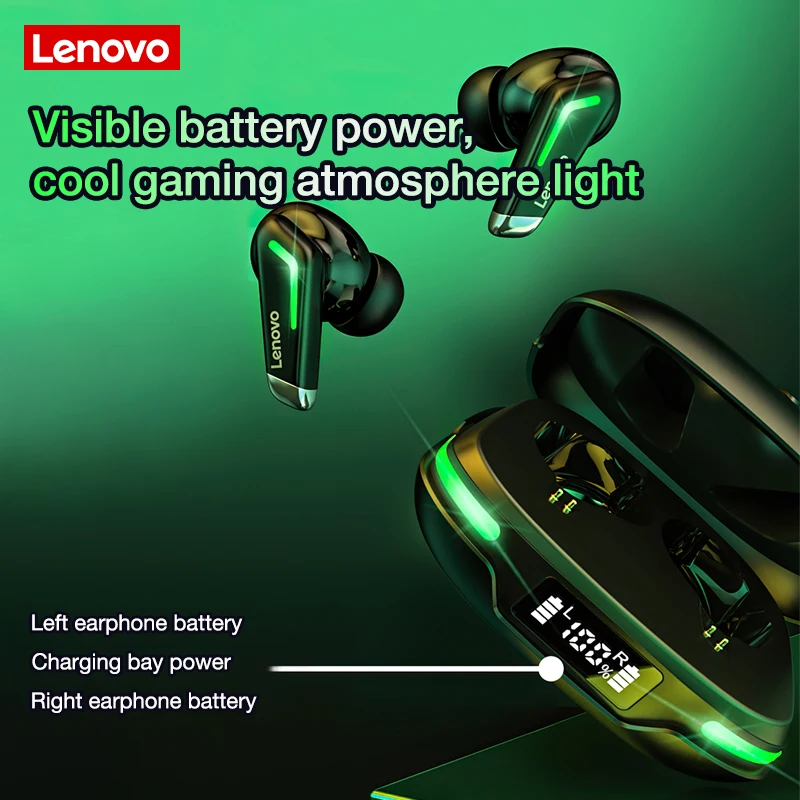 Compre Auriculares Inalámbricos de Lenovo GM3 TWS Auriculares Bluetooth  Gaming Auriculares de Baja Latencia Con Pantalla Digital Reducción de Ruido  de Micrófono Hifi Auricular Para Teléfonos Móviles Tabletas en China