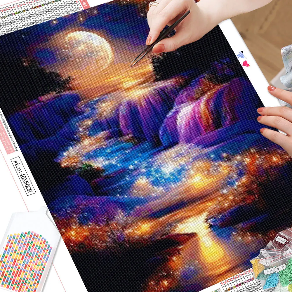 Waterfall Best Diamond Painting Kits 2 | Waterfall Best Diamond Painting Kits 3