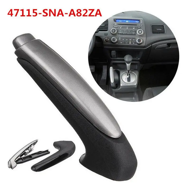 

Car Handle Grip Knob Cover Hand Brake Handle Cover Handbrake Protector Cover Handbrake Lever Knob Moulding For 06-11 Honda Civic