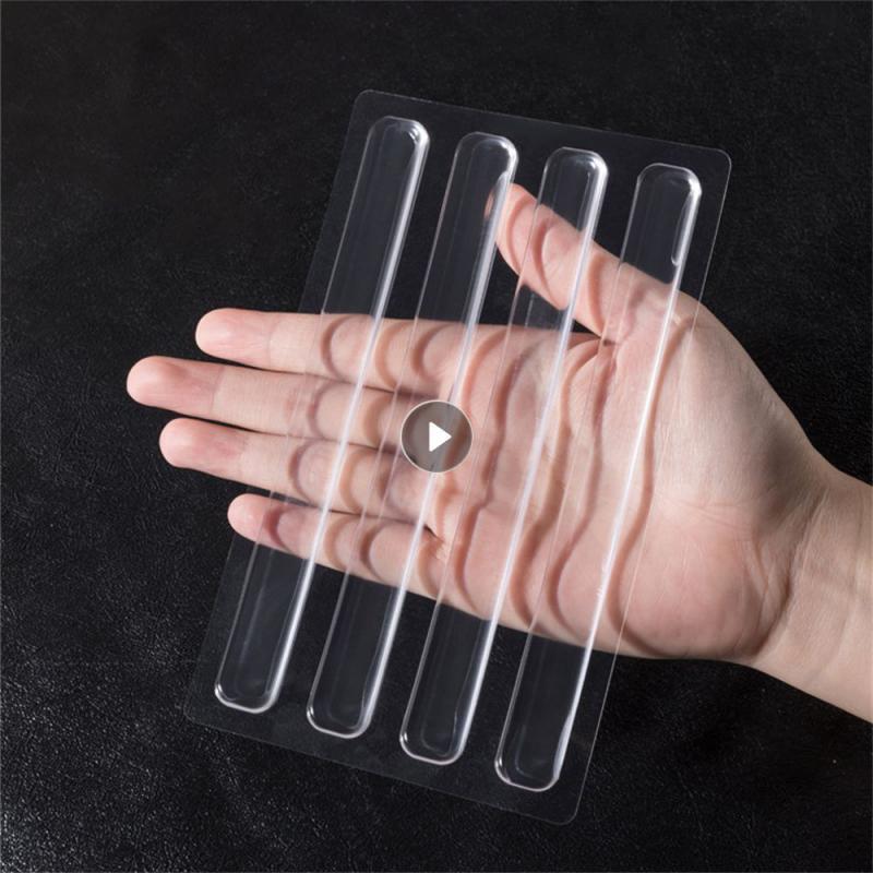 Silicone Self Adhesive Buffer Pads Anti-collision Transparent Strip Refrigerator Door Stopper Cabinet Bumpers Wall Protector Pad