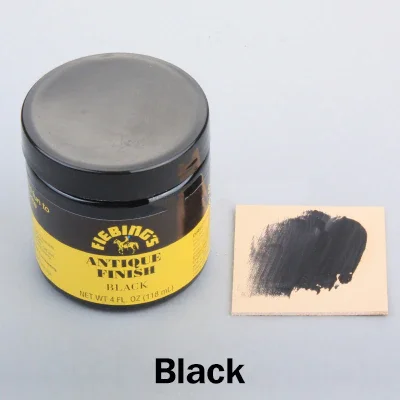 Black - Leather Dye Kit from Hessen Antique