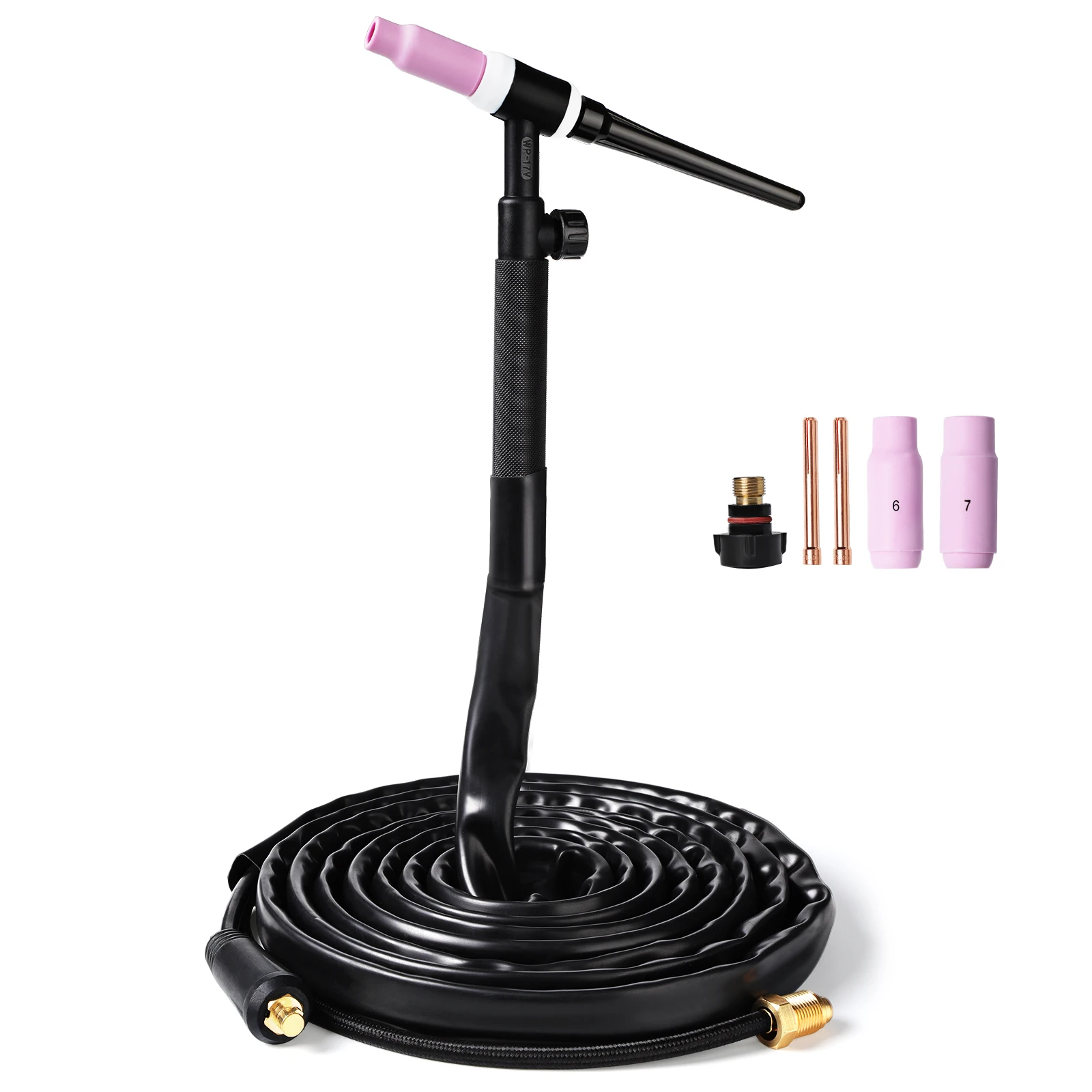 MIGVAN WP-17FV TIG Welding Torch - 150-Amp Air Cooled With 13FT Hose & Europe Plug