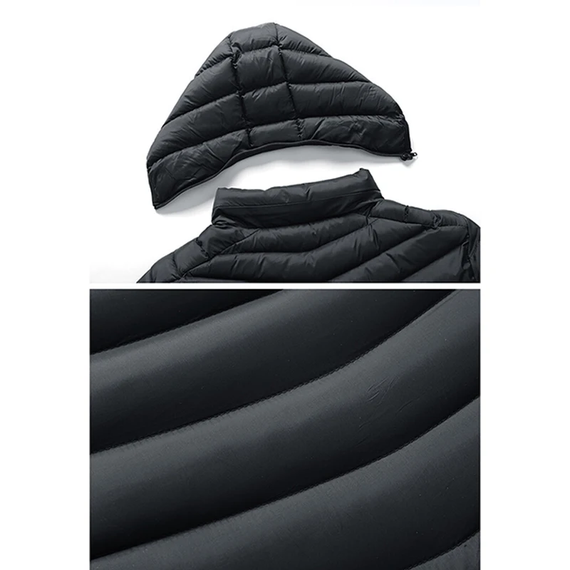 Men Jacket Winter Warm Zipper Hooded Pocket Fashion Casual Streetwear Windproof Male Cotton-Padded Coat M-4Xl