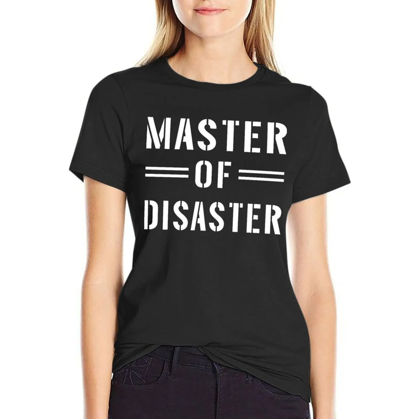 Master of Disaster T-Shirt anime clothes Blouse plus sizes workout t shirts for Women
