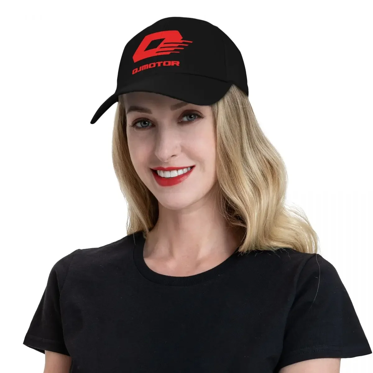 QJ Motor Funny Baseball Men cappelli in poliestere cappello regolabile Fashion Casual Cap Truck driver Hat