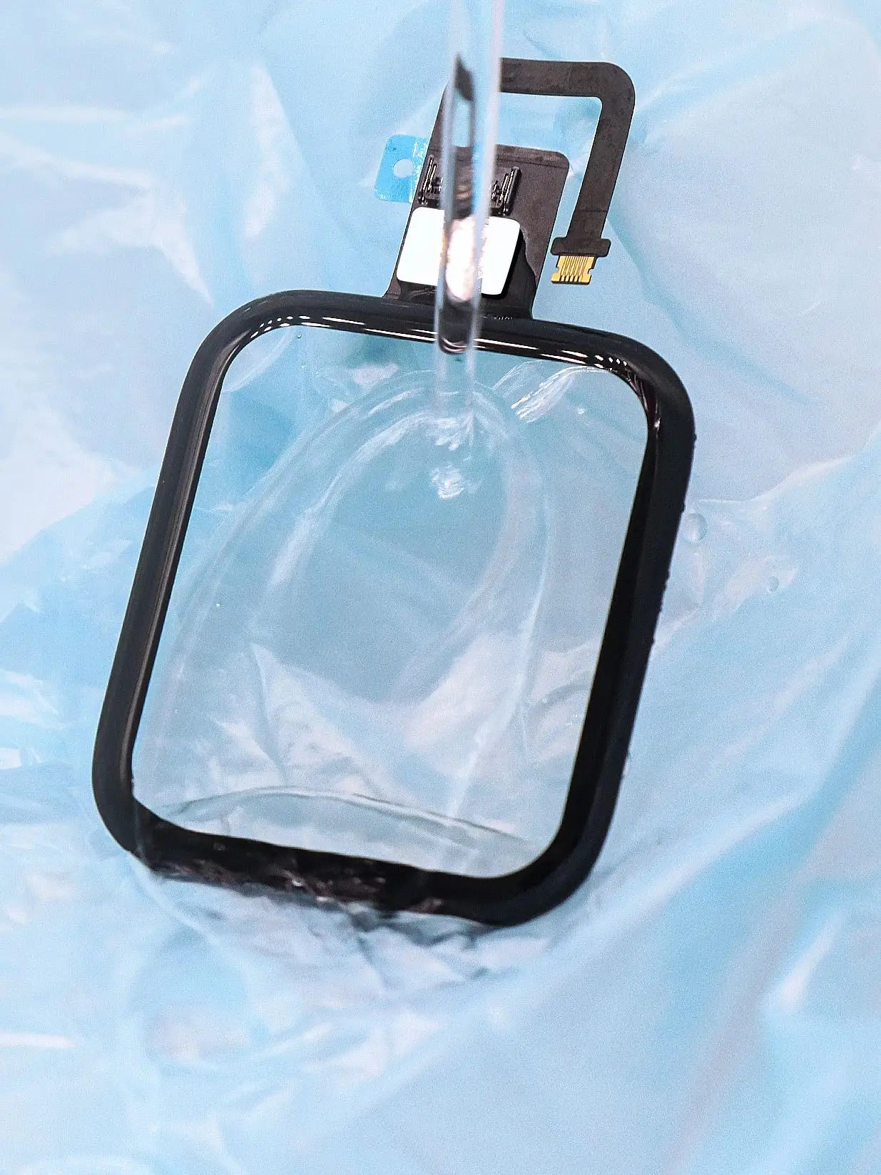OCA Touch Screen Digitizer Glass Lens Panel + OCA For Apple Watch series SE S5 S4 6 S7 2 3 4 5 38mm 42mm 40mm 44mm 5pcs touch screen digitizer replacement watch digitizer glass replacement watch digitizer replacement