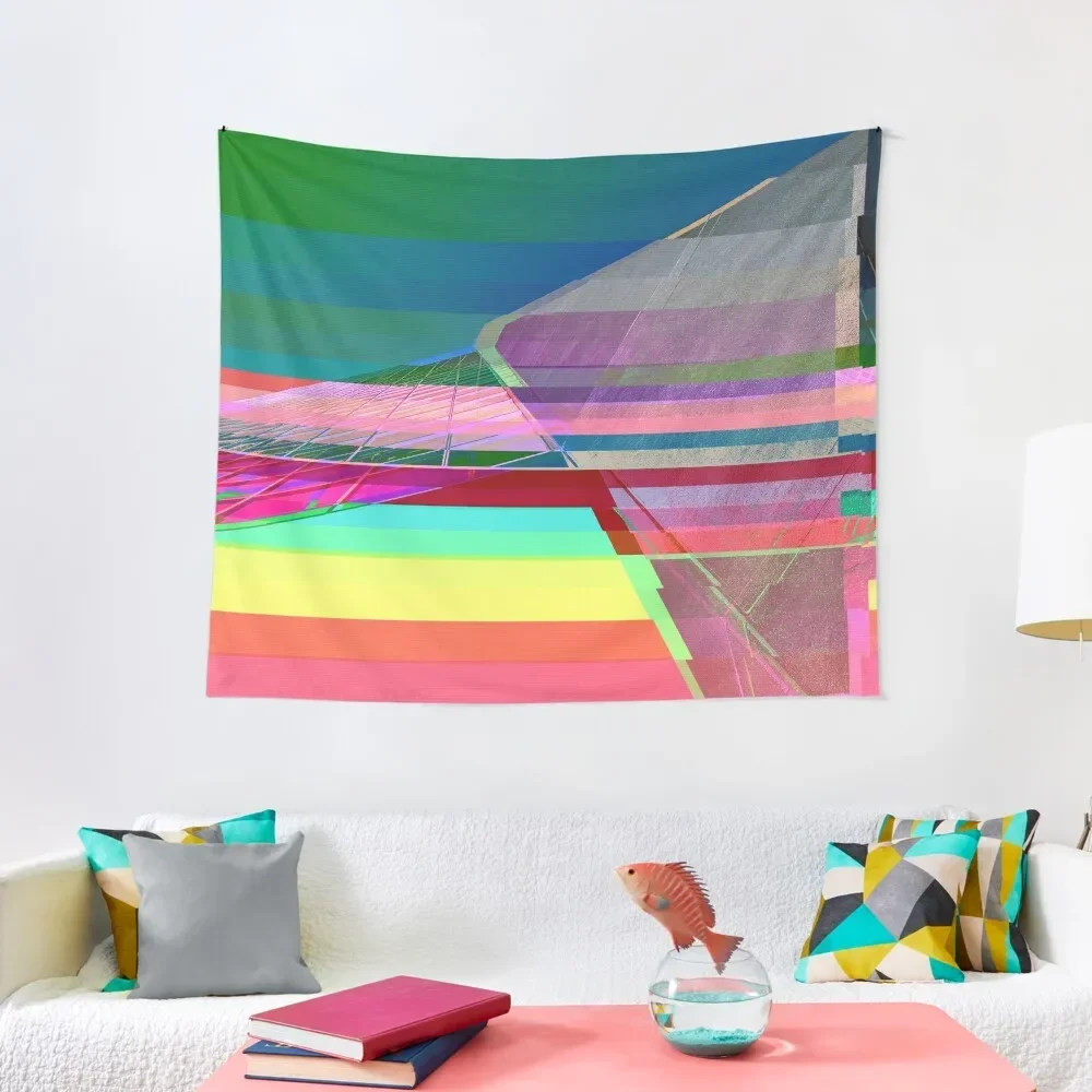 

Glitch City v.017 Tapestry Bedroom Decor Aesthetic Aesthetic Room Decoration Tapestry