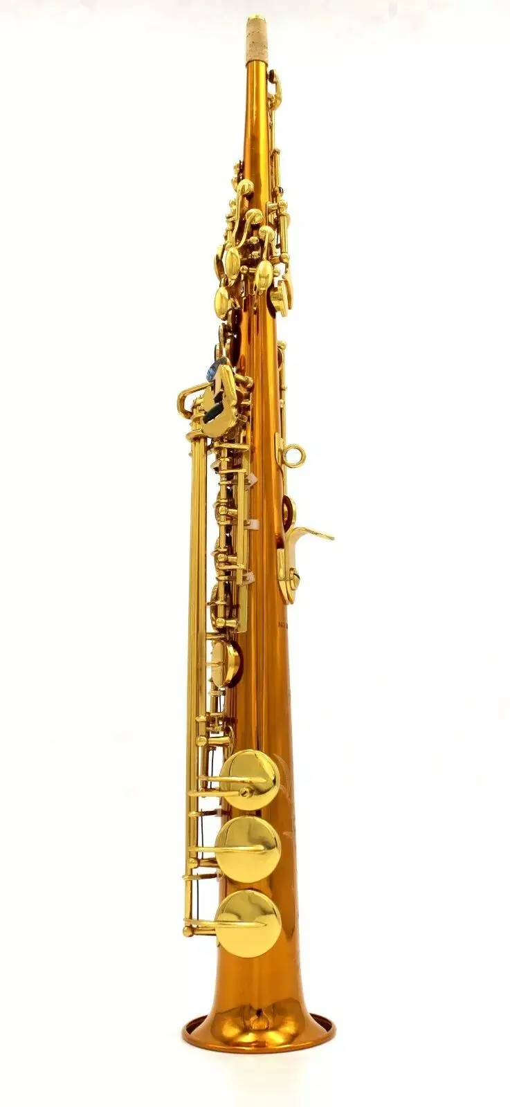 Eastern Music rose copper gold lacquer straight soprano saxophone with G key