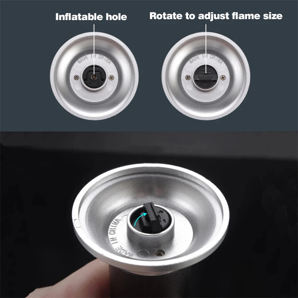 Adjustable Refillable Kitchen Lighter Torch Fire Turbo Gas Jet Flame Lighters Outdoor Camping BBQ Ignition Gun Windproof Lighter