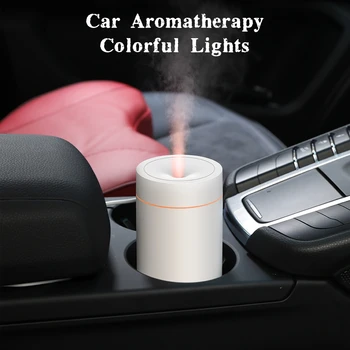 Umidificatore per aromaterapia domestico montato su USB per auto colorata Mini umidificatore per aromaterapia domestico montato su auto senza fili spray automatico portatile 1