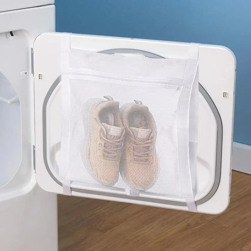 Sneaker Washing Machine Bag Mesh Washing Bag Portable Laundry Dryering Net Bags Shoes Dryer Door Shoe Net 1Pcs