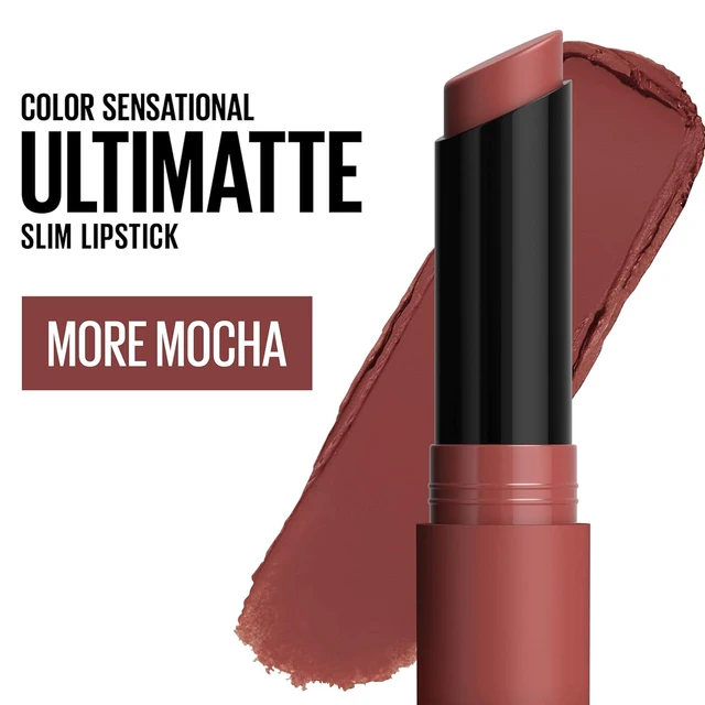 Maybelline New York Slim Matte Lipstick#899: Velvety Matte, Highly Pigmented, Non - Clumping Formula
