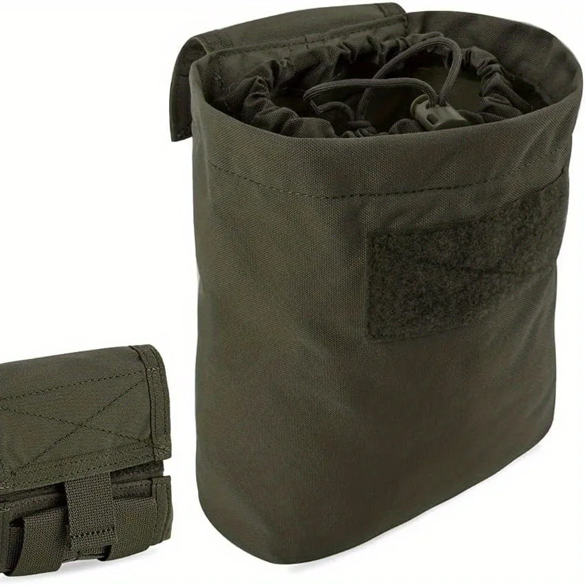 Folding Dump Pouch Tactical Molle Magazine Pouch magazine pouch,ammo pouch,double dump pouch,molle pouch,dump pouch,ammunition bag,drawstring bags