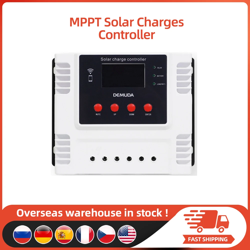 MPPTSolarChargesControllerMobilephoneAppControl2030405060A