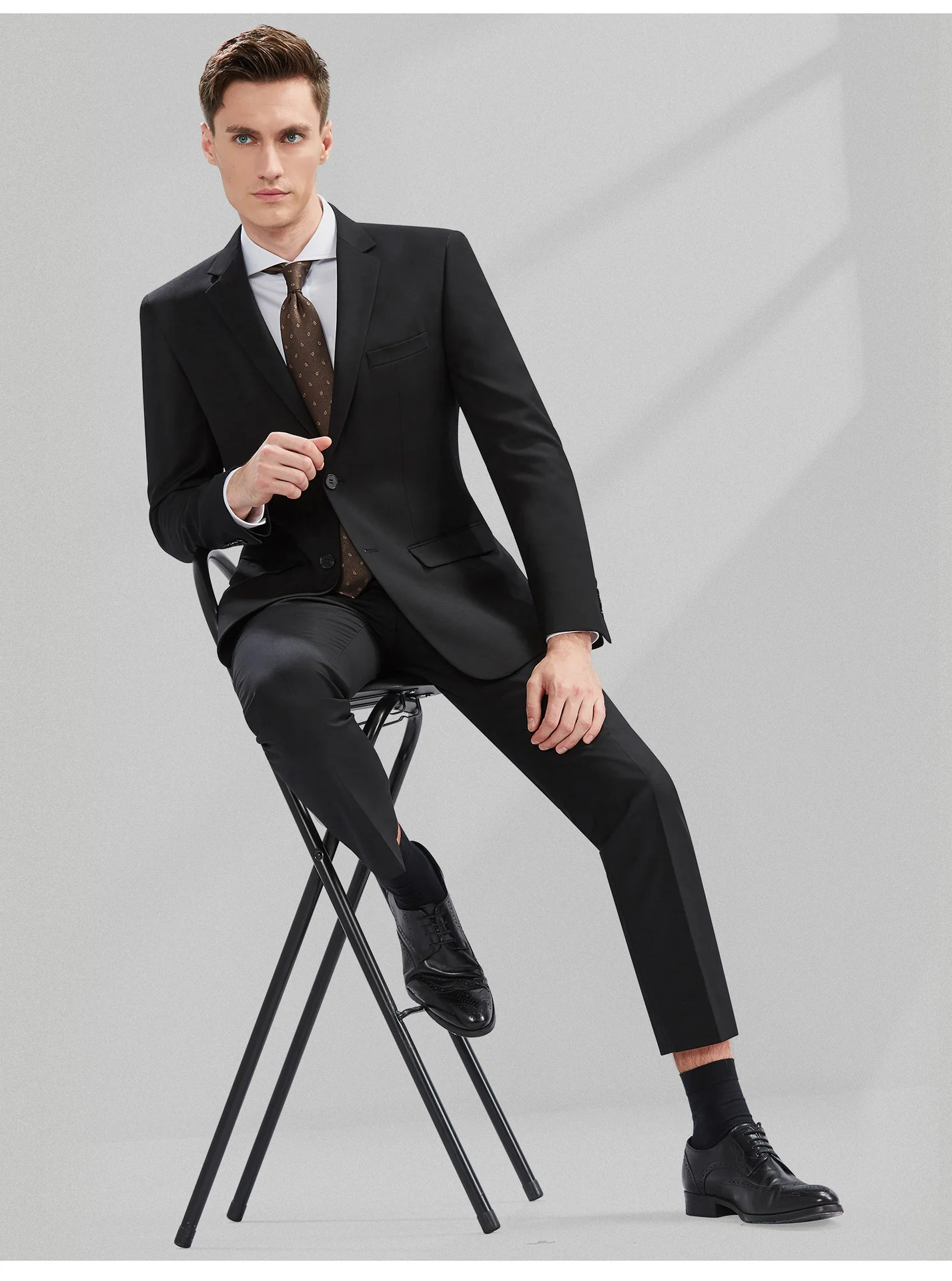 YFFUSHI] スーツ メンズ ビジネス スリーピース 大きいサイズ S-3XL  