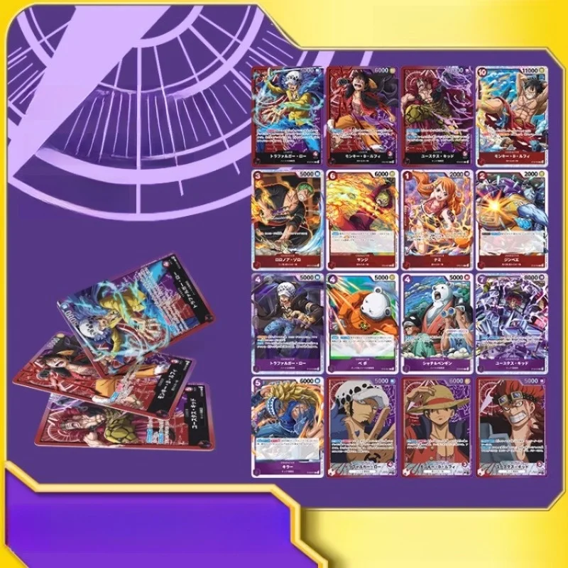 

ONE PIECE OPCG OP07, трехсторонние капитаны аниме игровой периферический коллекция открыток, рождественские подарки, игрушки «сделай сам», сделай сам