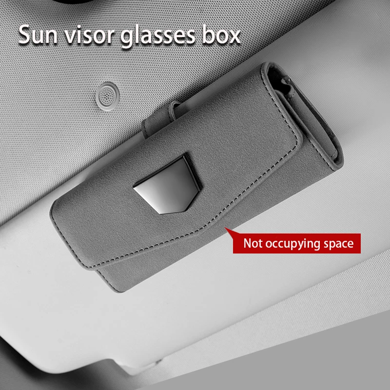 Car Accesories Organizer boxes car organizer Car Glasses Holder Glasses case Case for glasses Sun Visor Case Storage Box Sunshad