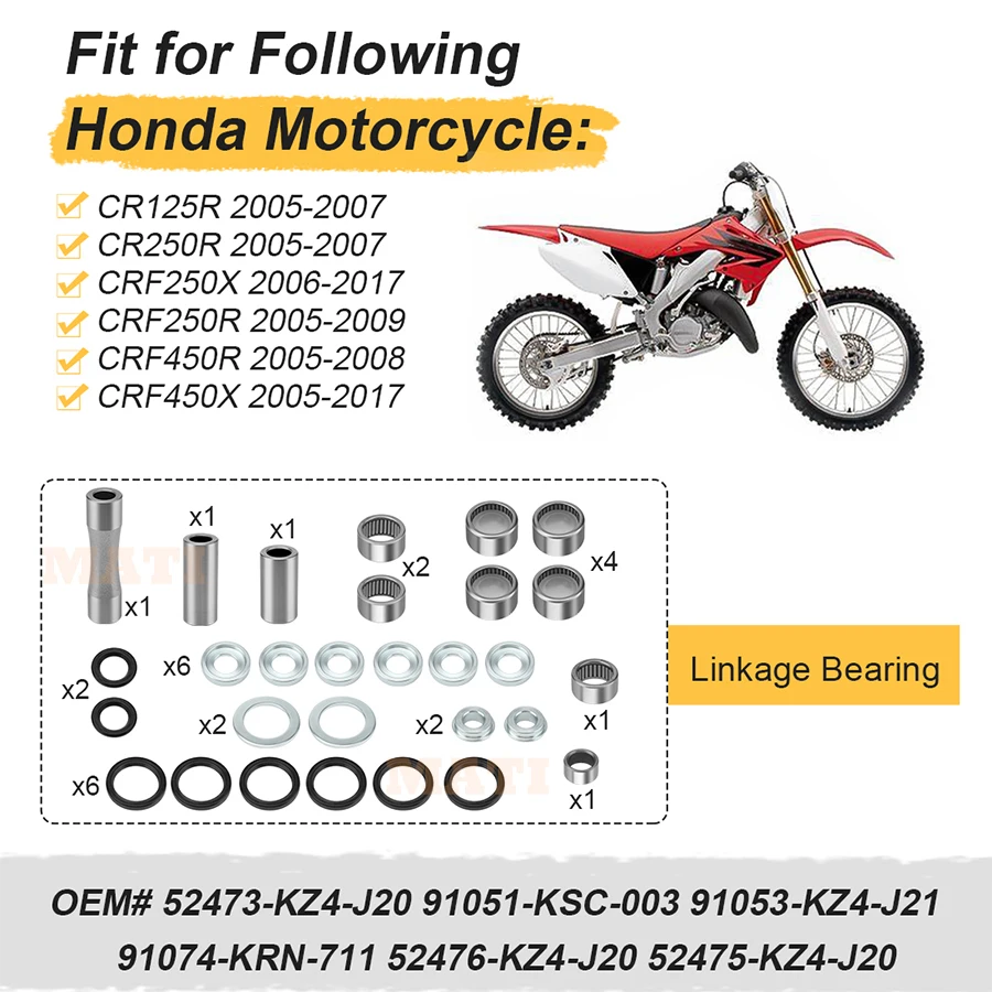 専用専用 バイク用トランスミッションドライブチェーン Compatible With CRF250R