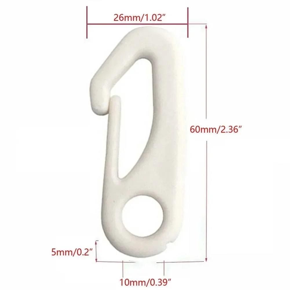 Flag Pole Attachments Snap Hook Clips 8PCS