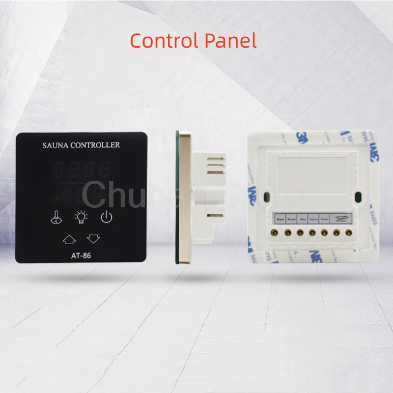 9kw Automatic stainless steel Steam Generator Automatic descaling Sauna Room Steam Bath Machine For Spa Room Digital Controller 4