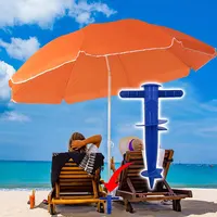 1 Piece of Plastic Umbrella Plug Beach Umbrella Base Floor Fork Accessory Beach Umbrella Insert 1
