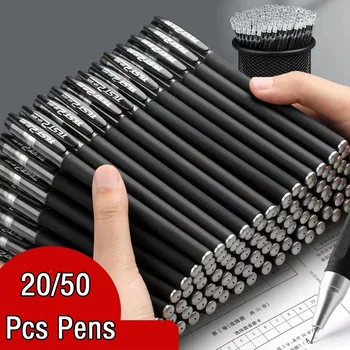 20/50 Pcs Gel pens Set Black Blue Red Refill Gel School & office Supplies Stationery kawaii accessories stationery cute pens 1