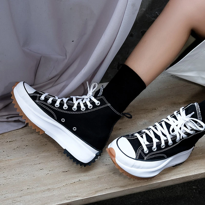 CONVERSE zapatos de lona con plataforma STAR para hombre y mujer, zapatillas de Skateboarding, clásicas, Unisex| | - AliExpress