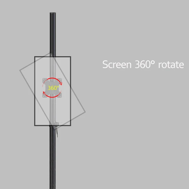 워크스페이스 최적화 및 생산성 향상을 위한 풀 모션 데스크탑 홀더