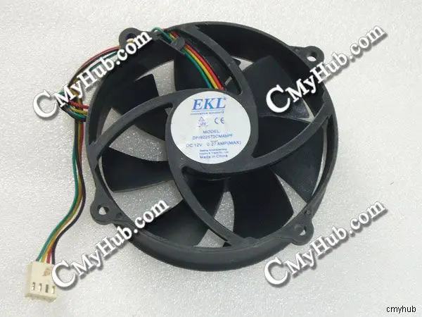 

Для EKL DFR922512CM4BPF 12 В постоянного тока 9525 А (макс.) 9,5 см 95 мм 95x95x25 мм 4-контактный охлаждающий вентилятор DFR922512CM4BPF