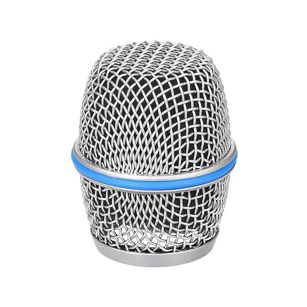 Replacement Ball Head Steel Mesh Microphone Grill Head Microphone Grille Replacement Head DIY Parts Accessory For Shure Beta57