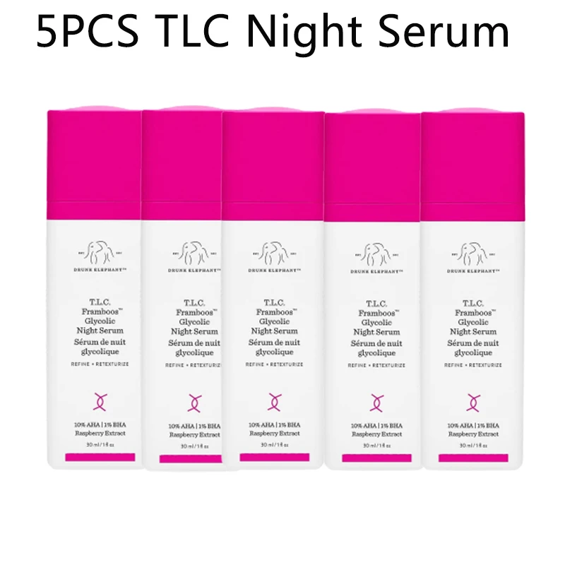 

5PCS Original Drunk Elephant TLC Serum Anti-aging Reduce Fine Lines Moisturizing Lifting and Tightening Whitening Remove Spots