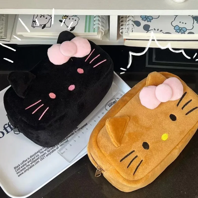Cosmetic Bag Hello Kitty & Cinnamoroll Cartoon Cute Multi-Purpose Coin Purse Storage Bag Pencil Case For Daily Use And Travel