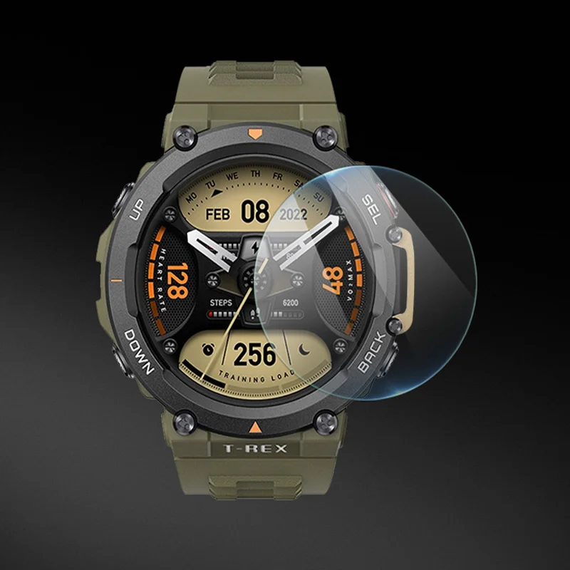 Película Protectora De Vidrio Templado Duro Para Amazfit T-Rex Ultra/2/Trex Pro, Protector De Pantalla Para Reloj Inteligente, Accesorios De T-Rex2