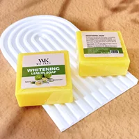 WK JALY Savon blanchissant au citron naturel, nettoyant, réduit les taches noires, l'hyperpigmentation, éclaircit la peau terne pour tous les tons de peau 6