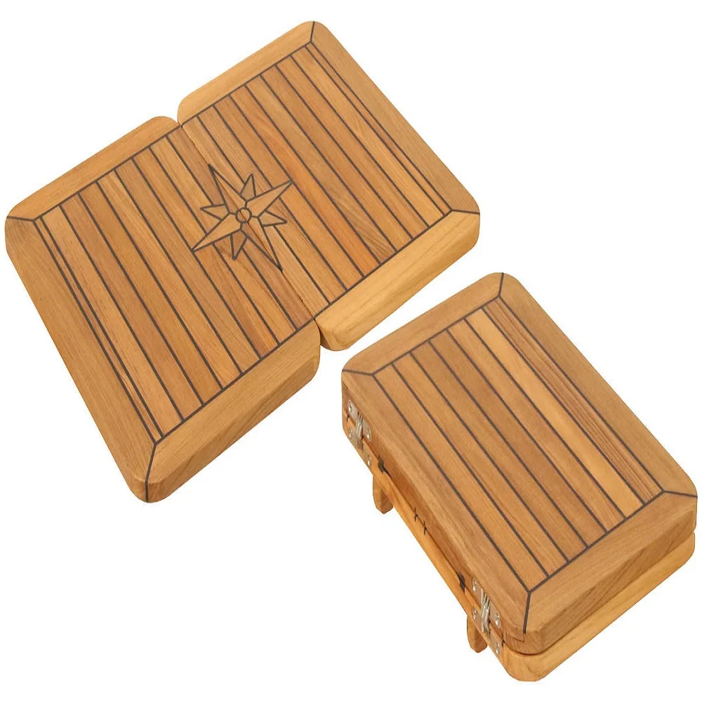Haut De Table Pliant En Teck Pour Bateau Ou Camping-car - Plusieurs Tailles - Neuf