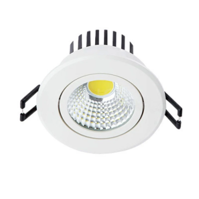 led downlight Dimmable Recessed ceiling Light COB spot light Angle rotatable 5W7W9W12W15W18W AC110V-220V indoor light