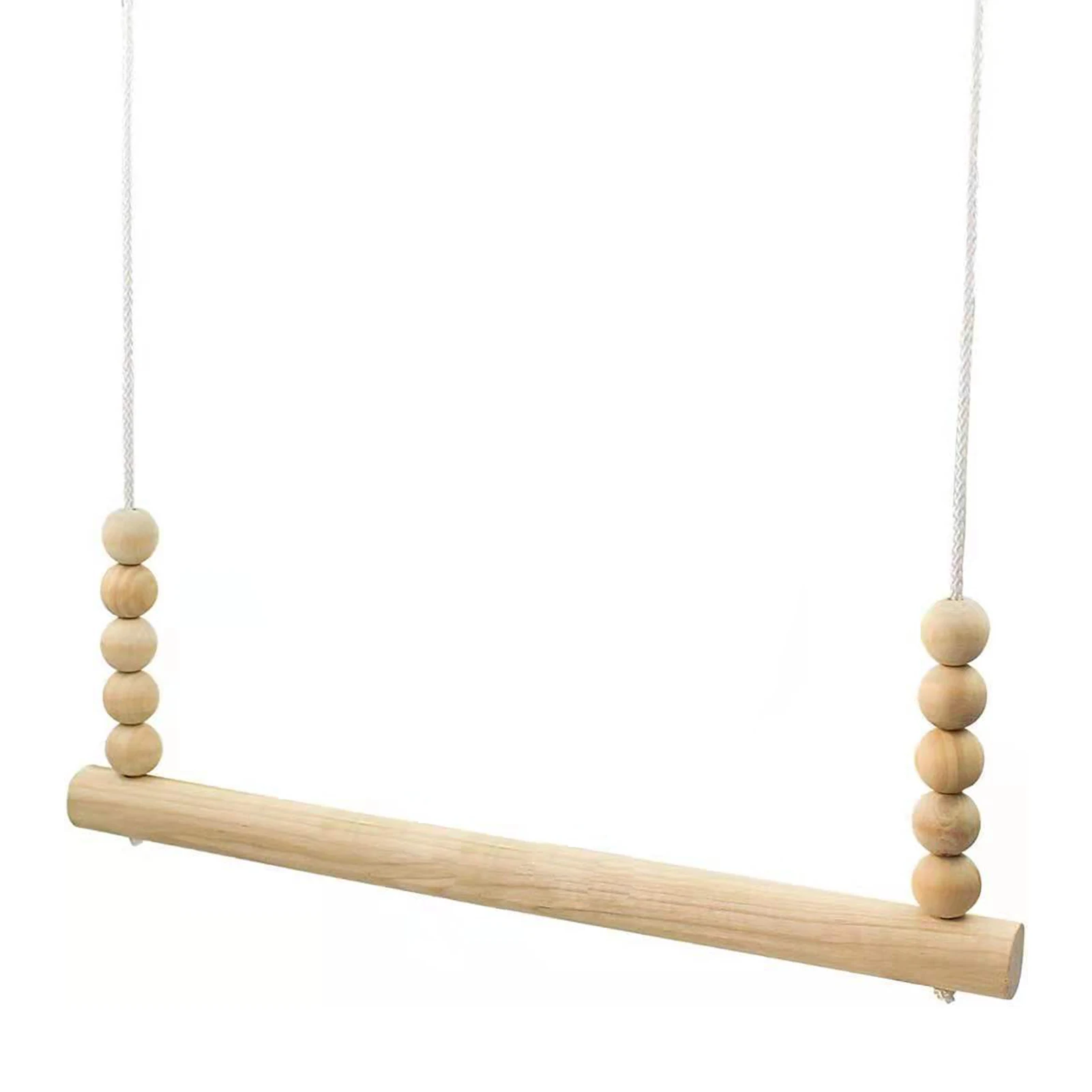 Hanging Bird Swing Toy Chicken Coop Rest Wooden Pet Swing Toy Perch Fun Chicken Bird Exercise Cage Pet Training Accessories bird swing toy