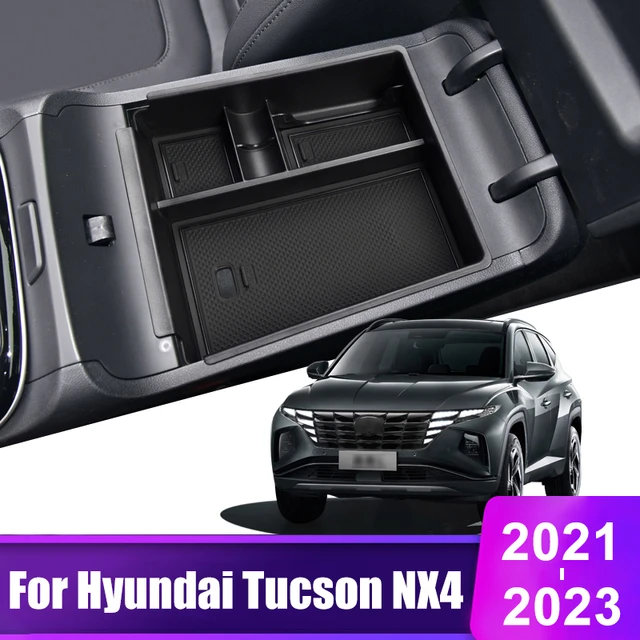 Für Hyundai Tucson NX4 2021 2022 2023 Hybrid N Linie Auto Zentrale Armlehne  Storage Box Organizer Container Tray Fall Zubehör - AliExpress