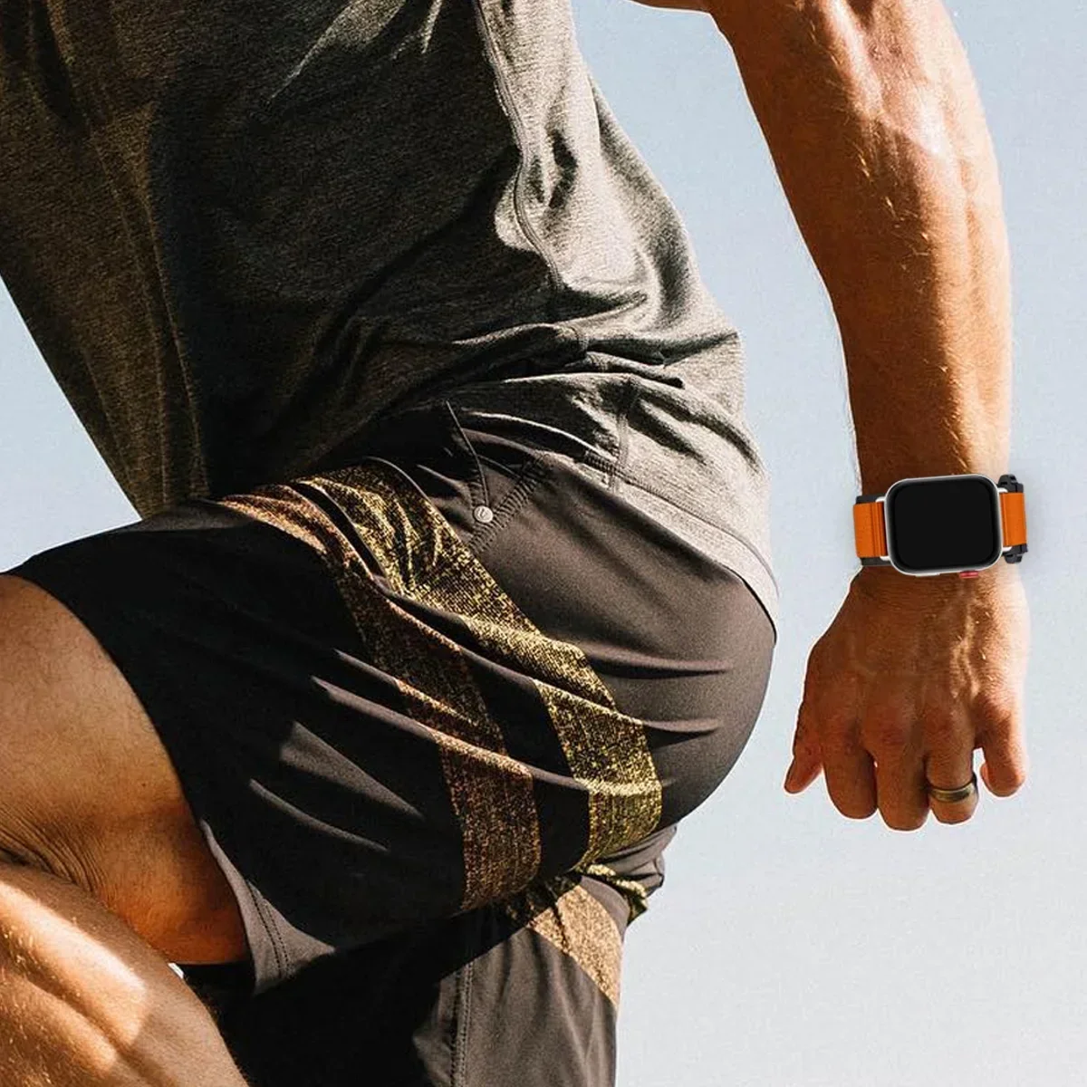 Nylon Trail Loop Sport Band for Smartwatch - Elastic Bracelet Strap