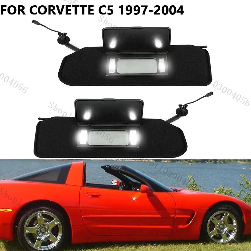 Pare-soleil LED Pour Corvette C5 (1997-2004) - Installation Facile, 2 Pièces, Lumière Vive