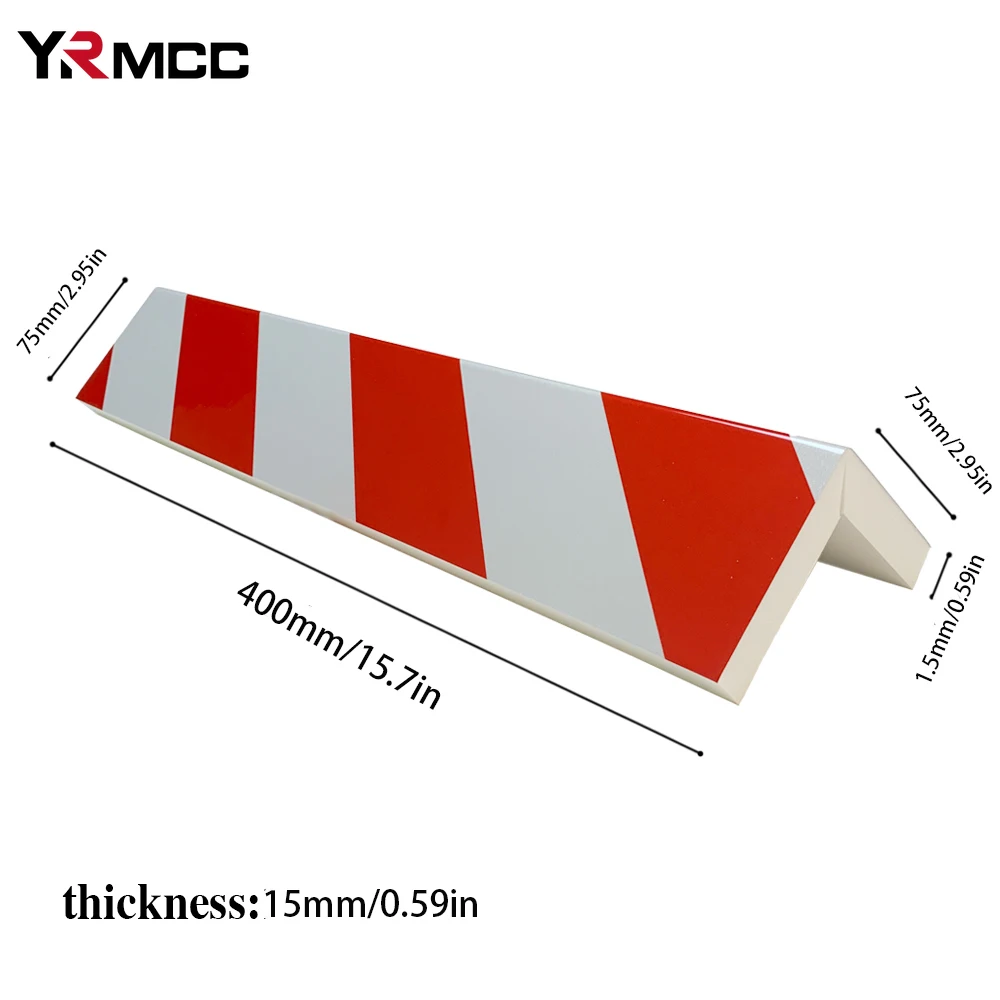 Car Stickers 4PCS Garage Wall Protector Door Bumper Foam Car Stickers Parking Protector Exterior Anti-collision Adhesive Scratch Warning Sign