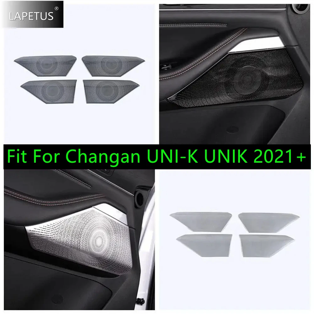 

Door Stereo Speaker Audio Loudspeaker Sound Decoration Frame Cover Fit For Changan UNI-K UNIK 2021 - 2023 Interior Accessories