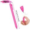 10 Pcs Hot Pink Retractable Gel Pens for Pink Ribbon Breast Cancer Awareness Campaign Journaling Office Supplies 3