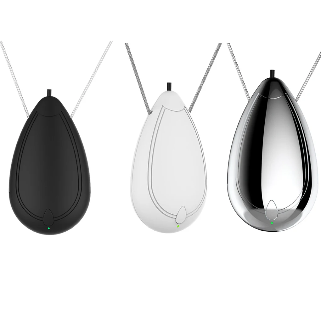 Air Freshener Air Freshener Neck Hanging Wearable Freshener Portable Negative Ion Air Freshening Necklace White