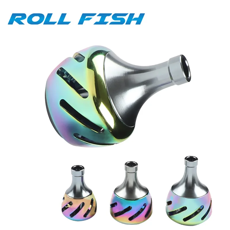 Manivelle de moulinet ROLLFISH métal - Poignée ergonomique rocker arm pour modification DIY pêche