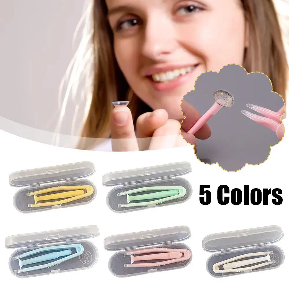 Contact Lens Tool Contact Tweezers Remover Contact Len Applicator Remover Len Set Beginner And Tool Inserter B5E6
