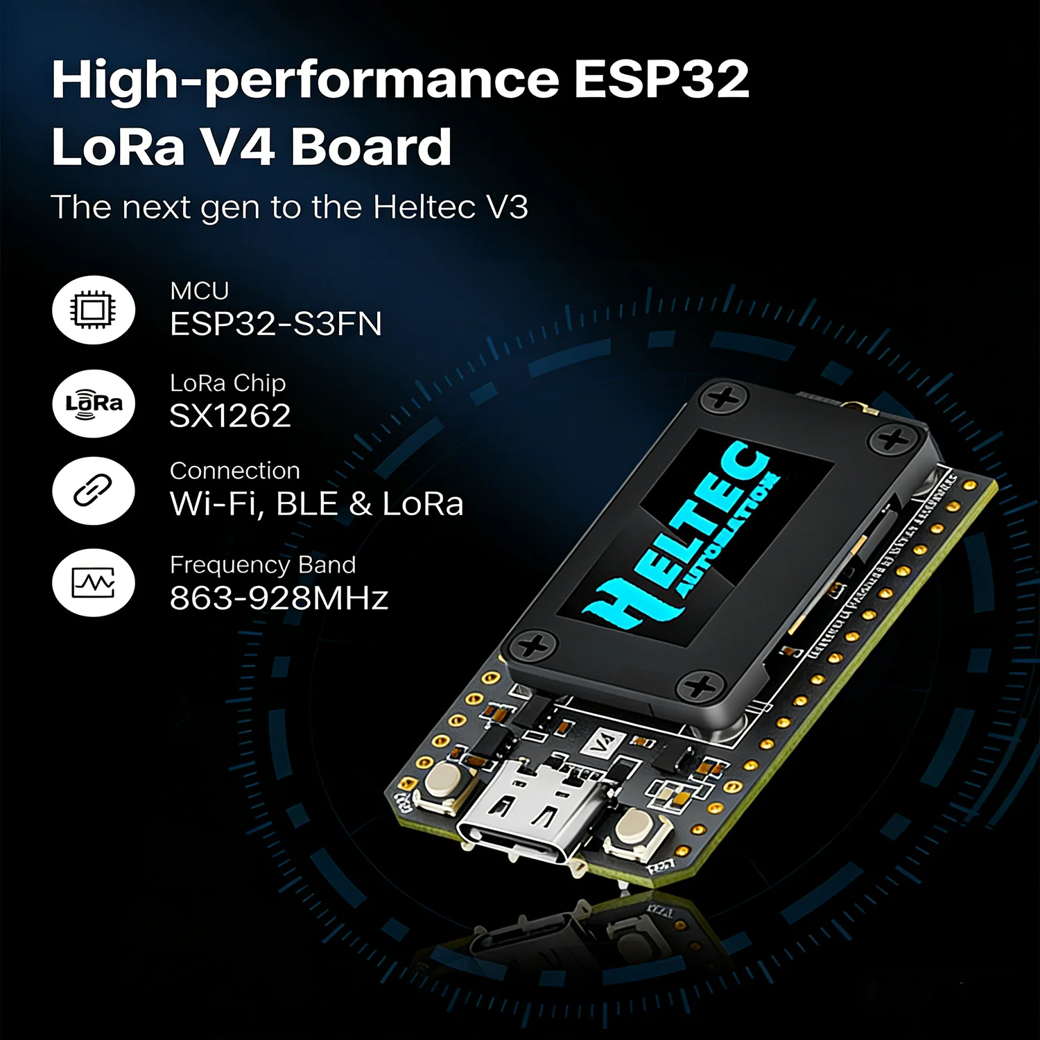 รูปสินค้า บอร์ดพัฒนา IoT ไร้สาย ESP32S3 รองรับ Mesh Network