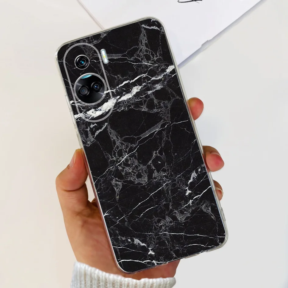 Stylish Pattern Soft Silicone Clear Back Cover